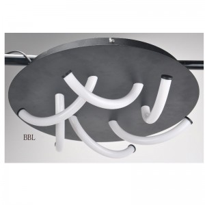 LED plafondlamp met 6st acryl buis