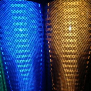 veiligheidstape reflecterende streep geel zwart