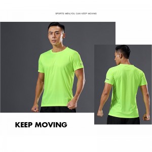 FDMM004 - Heren Cool Dry Fit T-shirts met korte mouwen en ronde hals