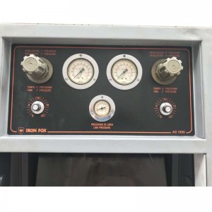 Iron fox pneumatische zoolpers schoenen bevestigen machine prijs