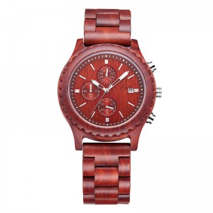 Houten horloge voor heren Souvenir Uniek horlogekwarts