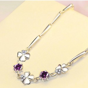 Saphire dames armband zirconia armband