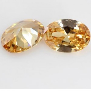 925 sterling zilveren champagnly synthetische kristallen edelsteen hanger vrouwen ketting