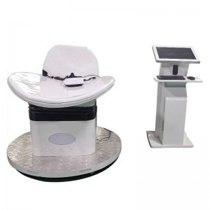 Muziek spannende virtual reality-dia vr glazen skiën