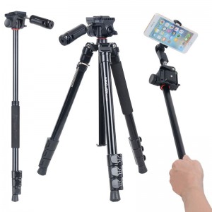 Kingjoy mini-statiefkit BT-158 voor camera en smartphone