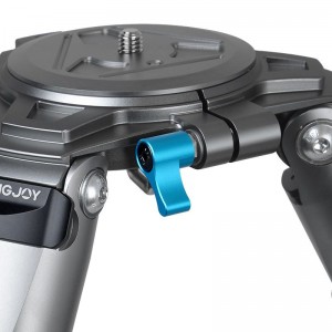 Kingjoy hot selling Afneembare been carbon statief voor digitale camera's