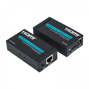 V2.0 HDMI-extender 60 m Ondersteuning voor enkele cat5e \/ 6-kabel Ultra HD 4Kx2K @ 60Hz HDCP2.2