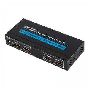 V2.0 HDMI 2x2 Switch \/ Splitter Ondersteuning 3D Ultra HD 4Kx2K @ 60Hz HDCP2.2