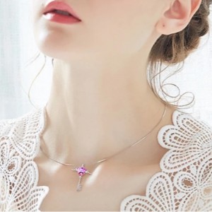 Engelenvleugels ketting hart hanger liefdesbrief ketting saffier amethist edelsteen ketting voor vrouwen 925 sterling zilver