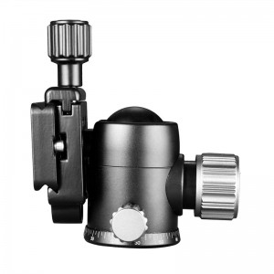 KINGJOY G0 nieuw ontwerp 360 graden rotatie kogelkop met arca swiss quick release plaat