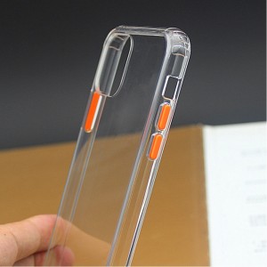 iPhone 11 Hoge kwaliteit TPU + PC 2.0 mm anti-impact binnenhoes met onafhankelijke onderkant