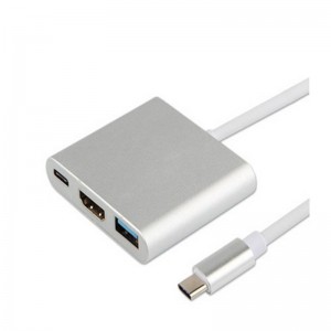 USB Type C NAAR HDMI + USB 3.0 + Type C Hub-adapter