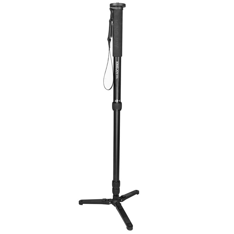 Kingjoy Photographe aluminium nieuwe monopod voor fotografie met professionele beenbasis