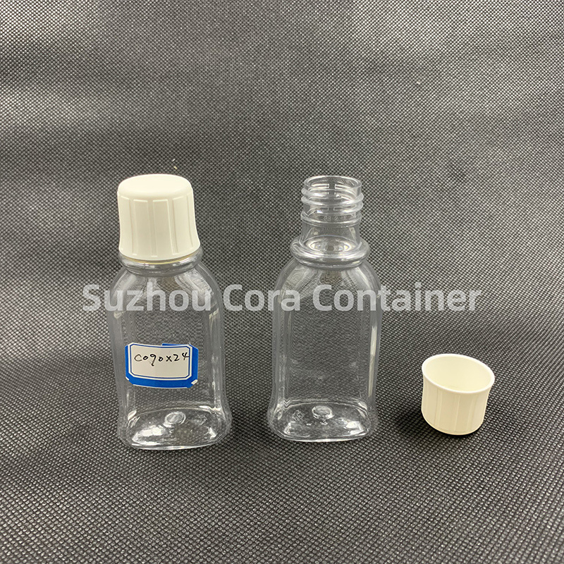 90ml Neck Size 24mm Plastic Cosmetische fles met schroefdop