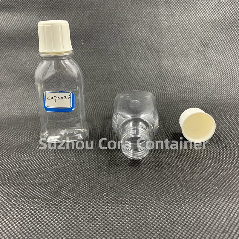 90ml Neck Size 24mm Plastic Cosmetische fles met schroefdop