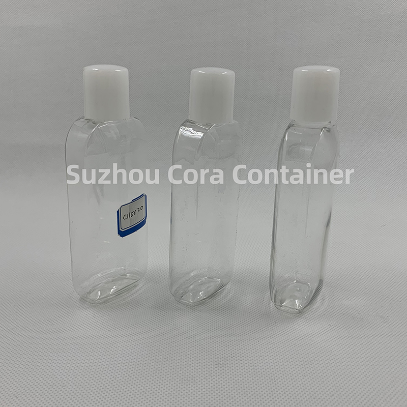 110ml Neck Size 20mm Pet Plastic Cosmetic Bottle met schroefdop