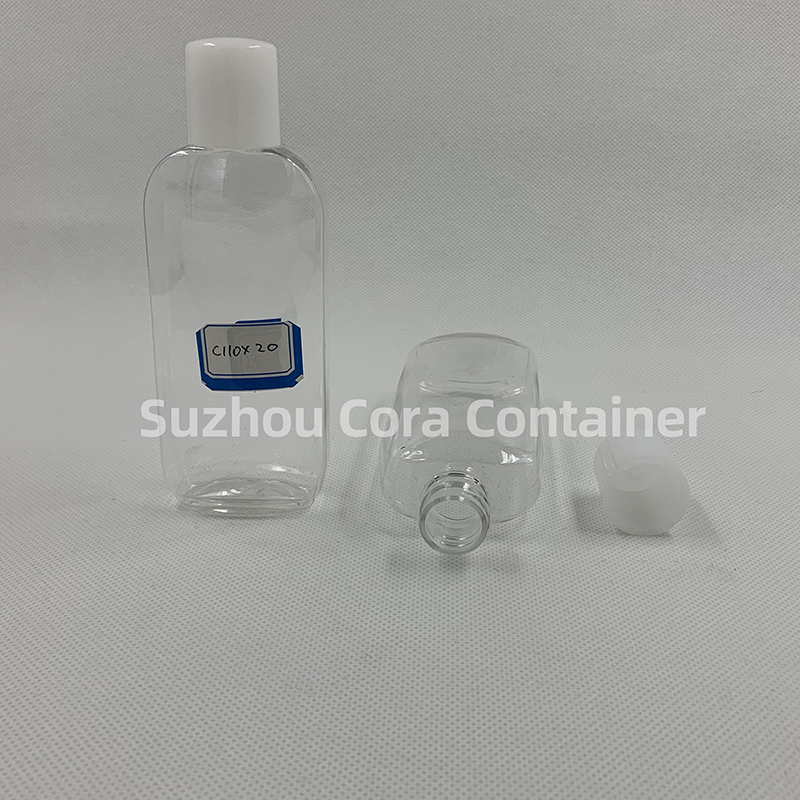 110ml Neck Size 20mm Pet Plastic Cosmetic Bottle met schroefdop