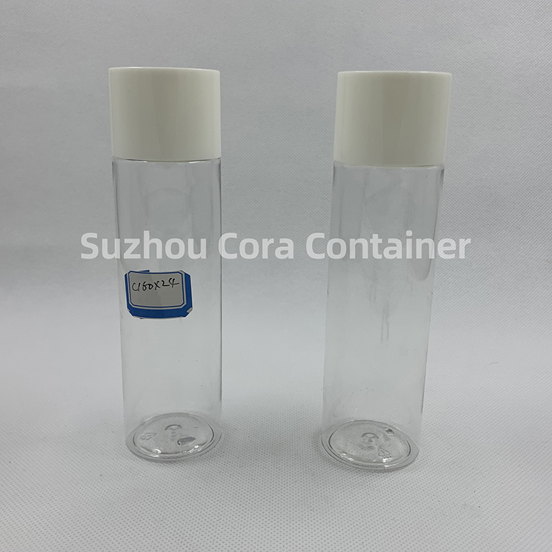 160ml Neck Size 24mm Pet Plastic Cosmetic Bottle met schroefdop