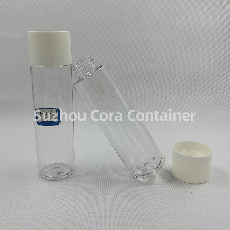 160ml Neck Size 24mm Pet Plastic Cosmetic Bottle met schroefdop