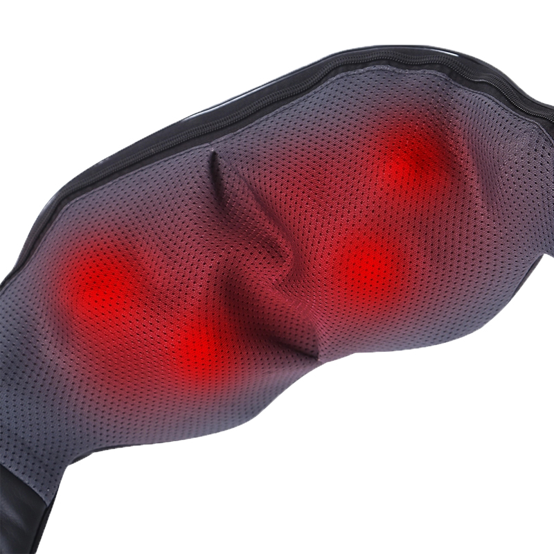 PU lederen elektrische Shiatsu rugmassageapparaten voor schouderhalsmassager
