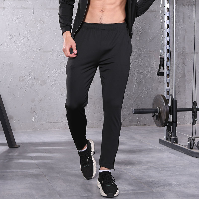 FDMM024-Mens Gym Jogger Pants met Zipper Pocket