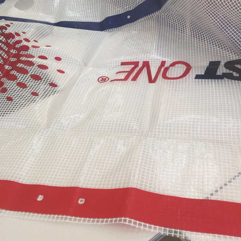 Logoprint op zeildoekfilm