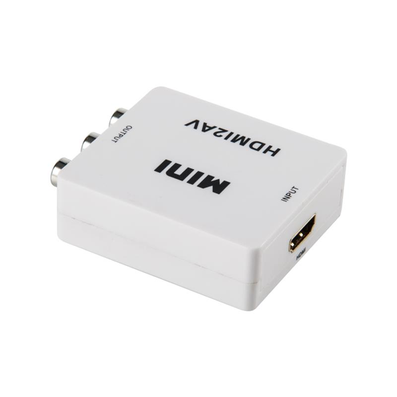 Mini formaat HDMI naar AV / RCA converter 1080P