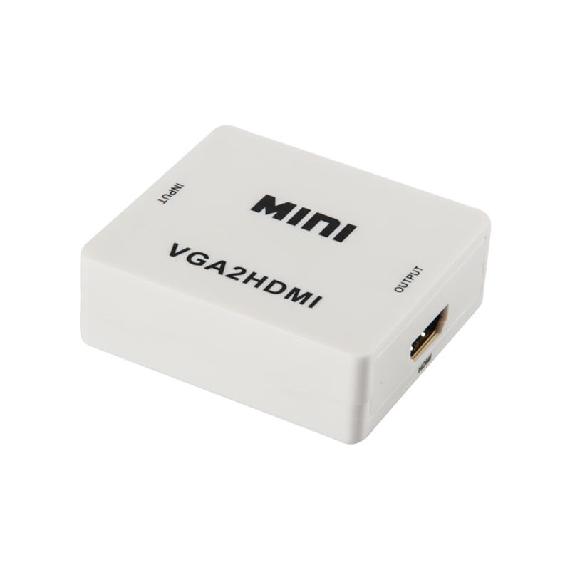 Mini Size VGA+Audio naar HDMI-omzetter 1080P