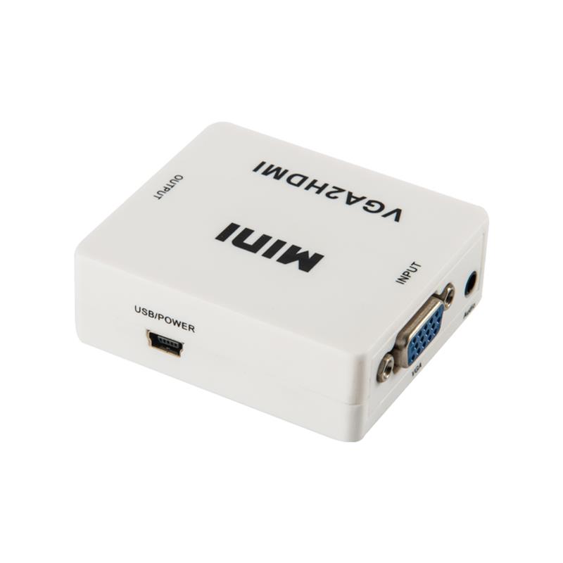 Mini Size VGA+Audio naar HDMI-omzetter 1080P