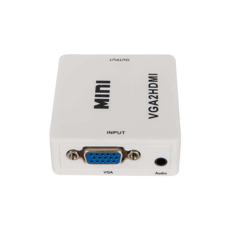 Mini Size VGA+Audio naar HDMI-omzetter 1080P