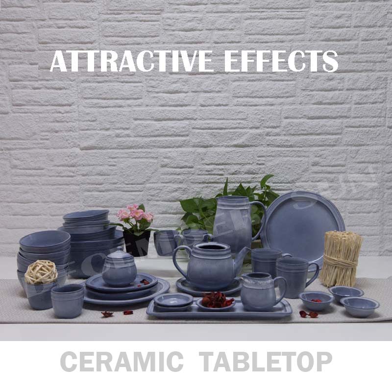 Een brede selectie keramische tafel dessertbord mok kom