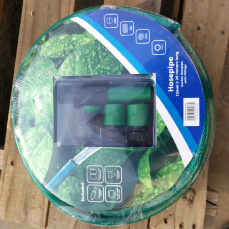 alle kleuren flexibele gevlochten vezels versterken plastic pvc tuin waterslang