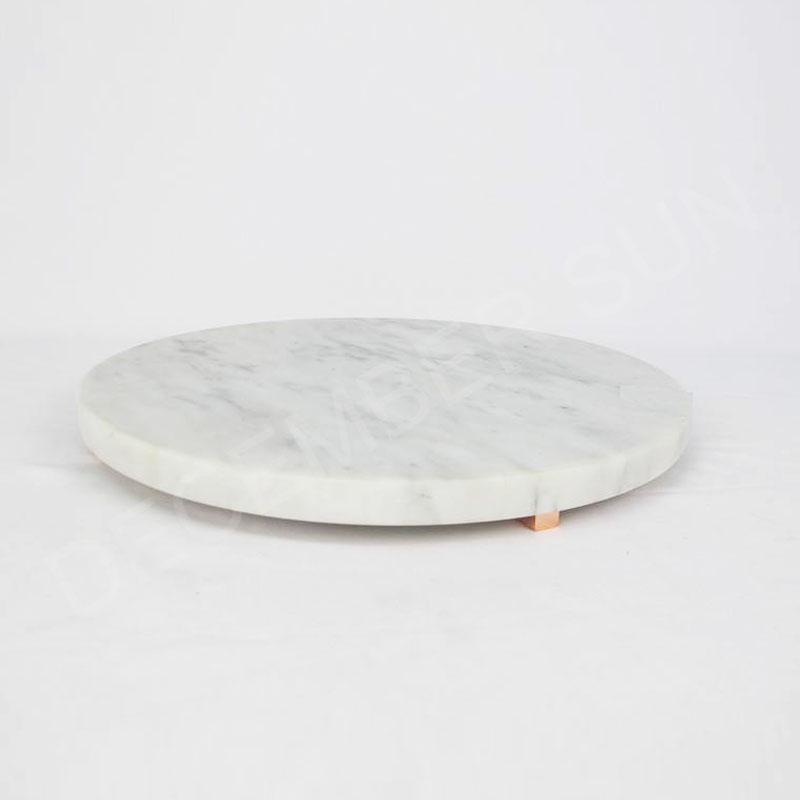 Beste prijs wit marmeren taartstandaard