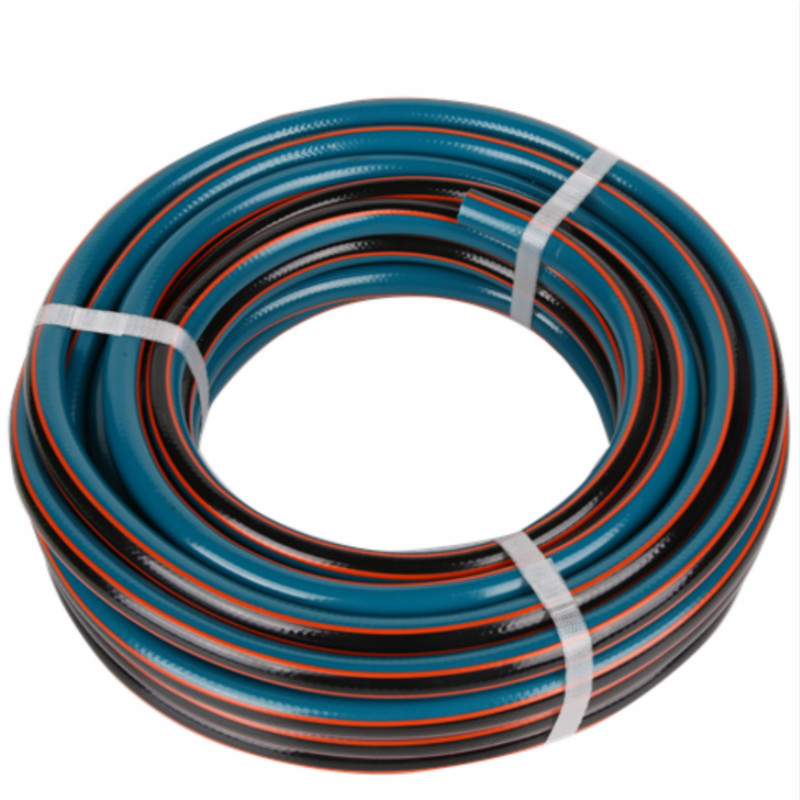 3 lagen kleurrijke gevlochten tuin water flexibele pvc-slang
