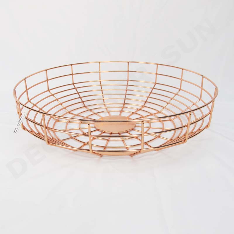 Metalen fruitmand rond