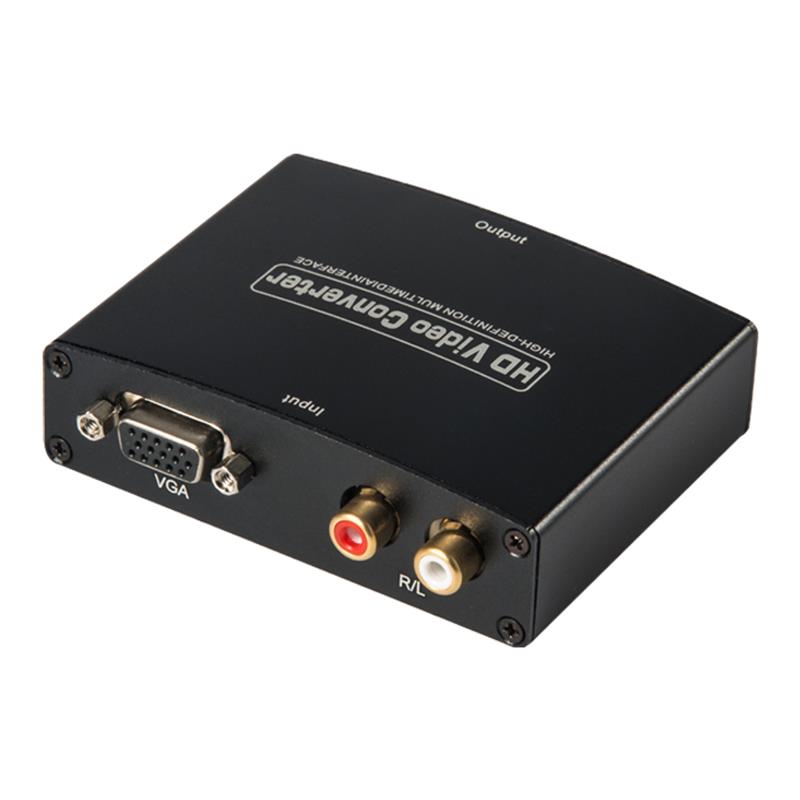 VGA + R / L Audio naar HDMI Converter 1080P