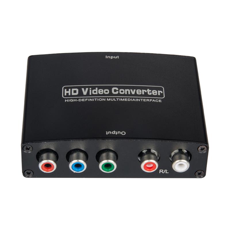 HDMI NAAR YPbPr + R / L Audio Converter 1080P