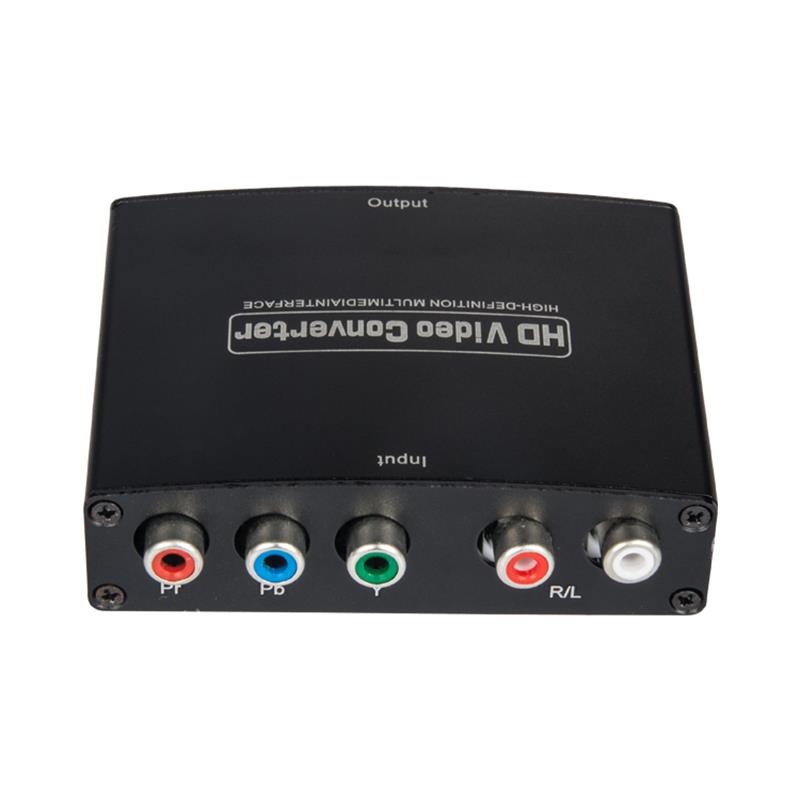 YPbPr + R / L AUDIO NAAR HDMI Converter 1080P