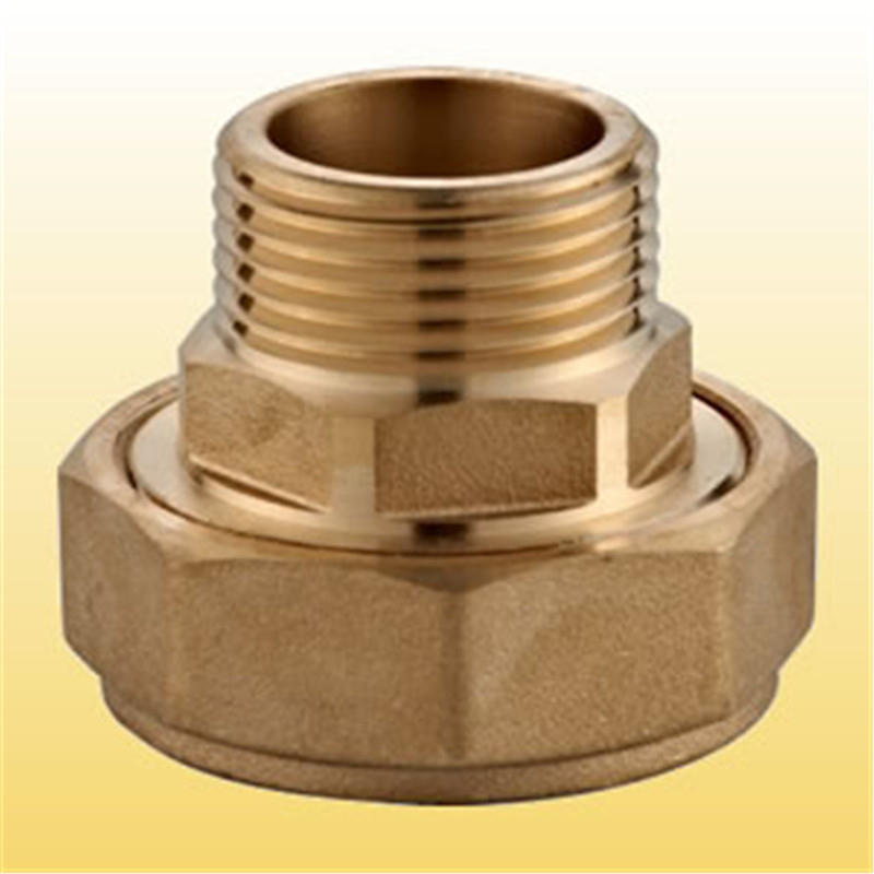 polyethyleen unio)350;110; met koperen connector (11002)