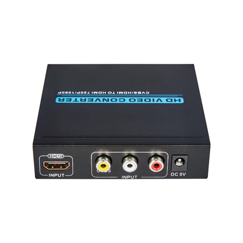 AV / CVBS + HDMI NAAR HDMI CONVERTER UP SCALER (720P / 1080P)