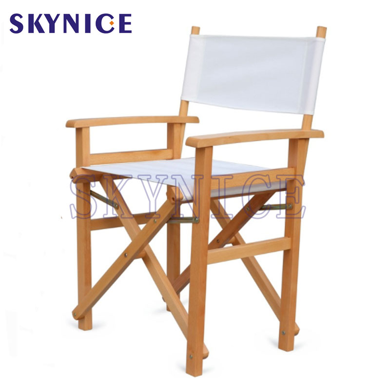 Wood Folding Artist Director Chair Low Seat