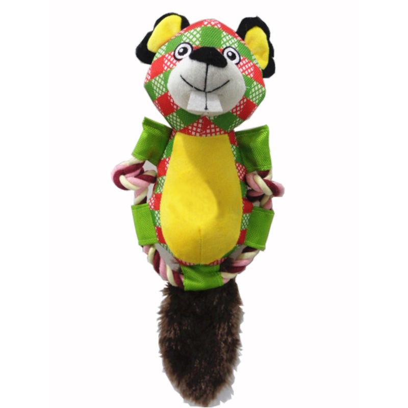 Best seller Plush Pet speelgoedje piepende hond speelgoed voor het kauwen