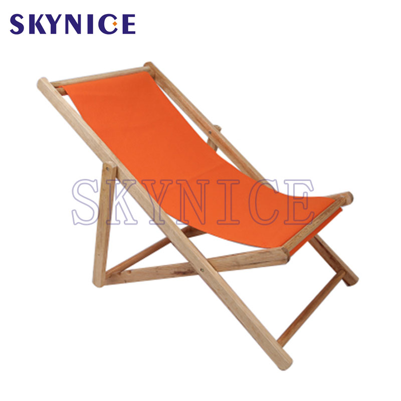 2020 Nieuwe producten buiten Wooden Sun Lounger stoel