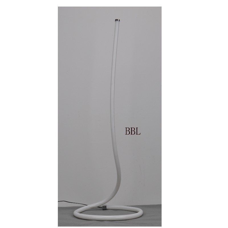 LED vloerlamp met cirkel acryl buis