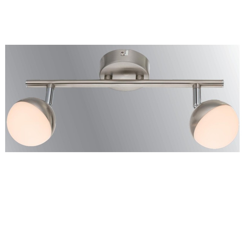 Hoogspannings LED-spot light-2, met halfbol kunststof kap