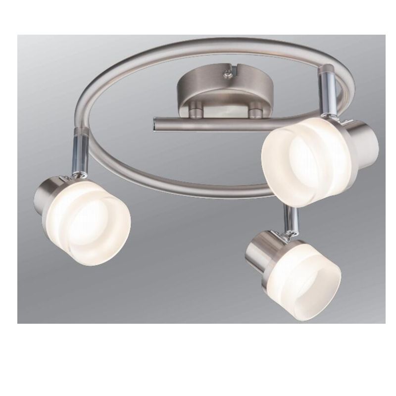 Hoogspanning LED-spot light-3, met cilinder kunststof kap