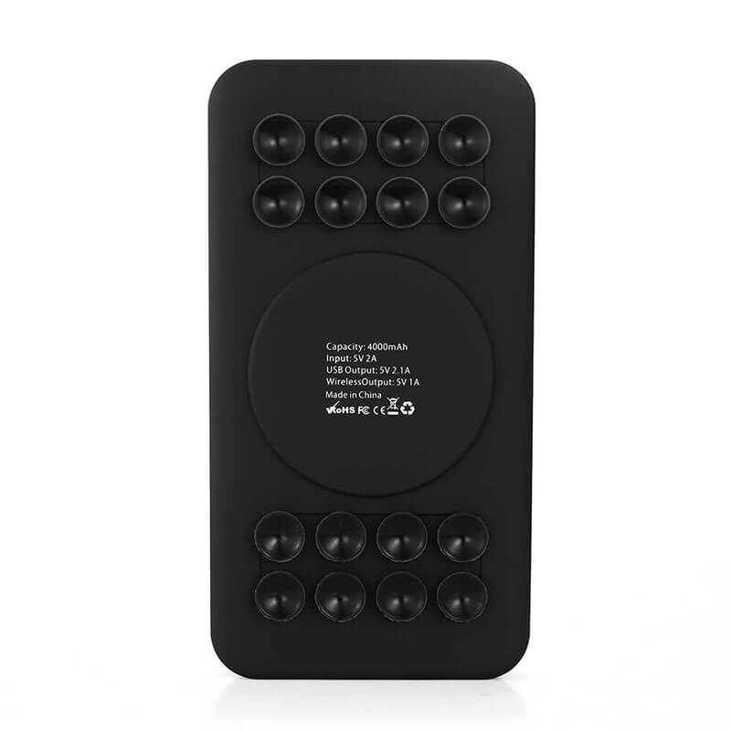 4000MAH/5000MAH/10000MAH Wireless Fast Charting Power Bank met Suction Cup voor alle smart Phones