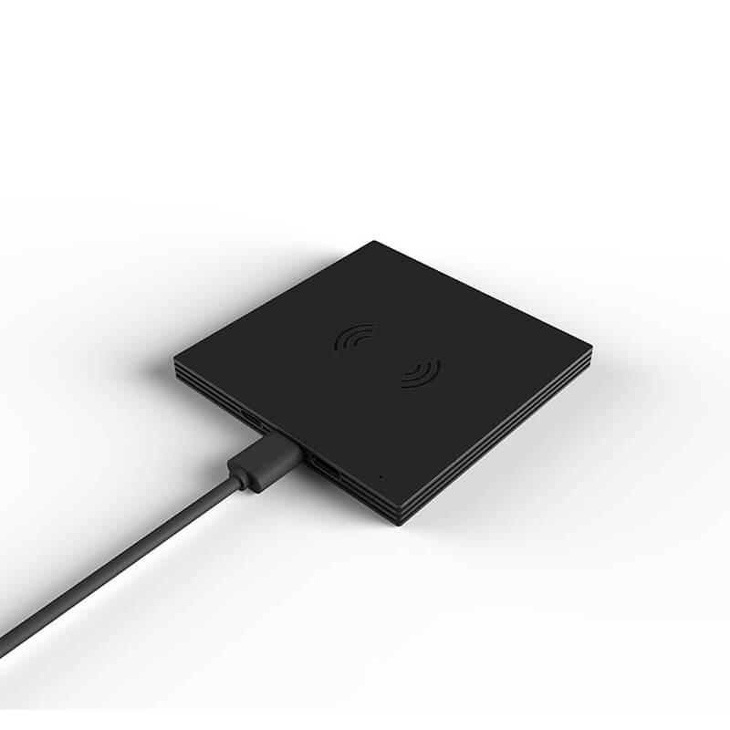 Ultra-thin Square Cell Phone Wireless Charger Station