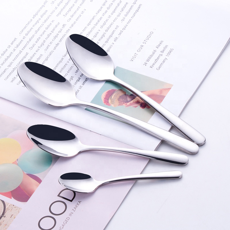 Platte Set Stainkless Steel Tableware Metal Cutlery voor Hotel