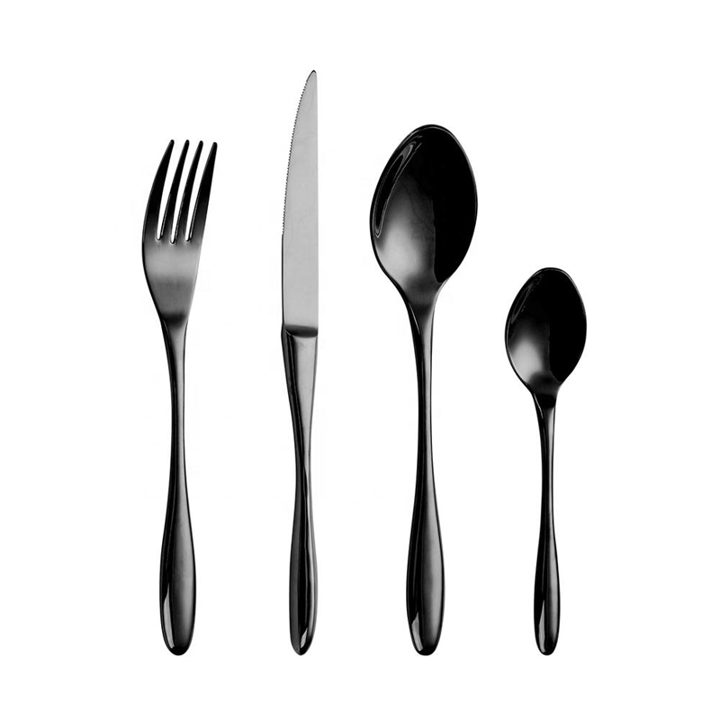 4pc bestek sets 18/8 roestvrij staal diner lepel vork kwaliteit luxe cadeau bestek set